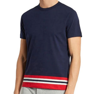 Camiseta de Hombre de Primera Calidad de Fabricante Pakistaní, Precio al por Mayor Personalizado OEM, Hecha de Algodón/Fibra de Bambú - Product Image 4