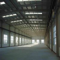 Edificio de taller de acero pintado a medida para proyecto industrial