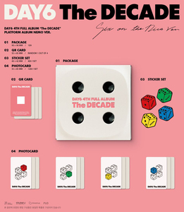 DAY6-[ทศวรรษ] 4TH อัลบั้ม (แพลตฟอร์ม ver.) อัลบั้มเคป็อปขายดีของเกาหลี - Product Image 3