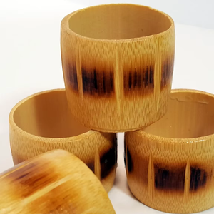 Ronds de serviette en bambou fabriqués au Vietnam Matériau écologique pour la décoration de la maison et de la vaisselle Vente en gros - Product Image 3