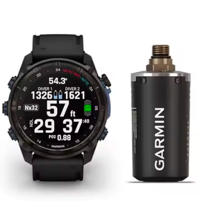 Factory-Sealed New Garmins Descent MK3i 51MM Carbon Gray DLC Titanium <b>Watch</b> with Black Silicone <b>Rubber</b> Band T2 Transceiver - Product Image 2