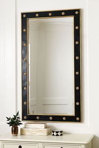 Handmade Modern Silver <b>Arched</b> Wall Mirror Set Decorative Accent Glass Metal <b>Frame</b> for Wedding Bar Mitzvah Easter Decor - Product Image 2