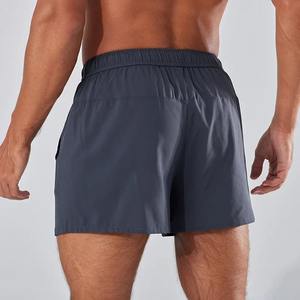 Short de gymnastique à séchage rapide décontracté pour hommes Short de jogging de sport à compression pour le surf Vêtements de plage avec taille moyenne Style décontracté - Product Image 5