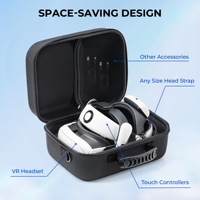 STARTRC Sac de rangement pour accessoires VR/AR/MR, étui de transport pour casque VR Quest 3, compatible avec la plupart des casques du marché