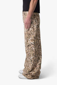 กางเกงยีนส์ขายาวทรงหลวมสำหรับผู้ชายแนวสตรีทสามารถปรับแต่งได้ - Product Image 2