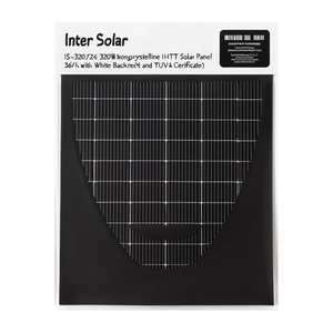 Panel Solar Monocristalino HJT Inter Solar IS-320/24 de 320W y 36V con Lámina Trasera Blanca y Certificado TUV - Product Image 2