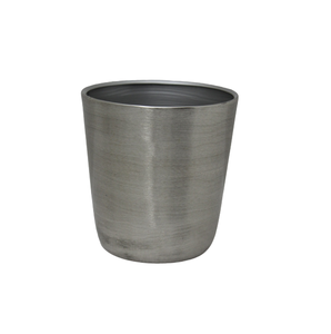 Seaux ronds décoratifs antiques de couleur de nickel de planteur de fer pour la décoration de maison et de salon faite à la main - Product Image 1