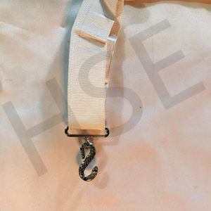 Masonic Master Mason <b>White</b> Apron Hand Embroidered Lodge Regalia with <b>Silver</b> Fringe <b>and</b> Columns Design - Product Image 5