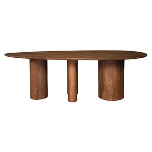 Table à manger en bois de manguier avec un design élégant offrant un style et un confort durables - Product Image 4