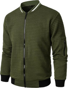 Chaqueta bomber negra de alta calidad para hombre, chaquetas bomber personalizables - Product Image 4