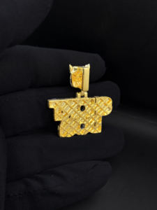 Colgante de Diamantes Personalizado de Acero Inoxidable de Lujo Estilo Hip Hop - Product Image 4