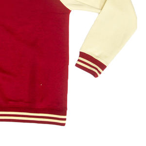 Jersey personalizado Sudadera de cuello redondo 100% Algodón Poliéster Diseño liso en blanco con logotipo frontal para invierno - Product Image 3