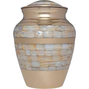 Urnas Hechas a Mano Más Vendidas para Cenizas Humanas, Accesorios Funerarios, Urna de Metal para Cremación, Exportador de la India con Alta Calidad - Product Image 1