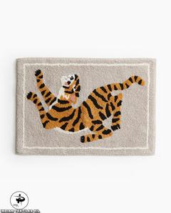 เสื่ออาบน้ำแบบสั่งทำลายสัตว์สุดหรูพรมห้องน้ำแบบแห้งเร็วผ้าคอตตอนพร้อมเทคนิคการทำเครื่องจักรสำหรับห้องน้ำ - Product Image 2