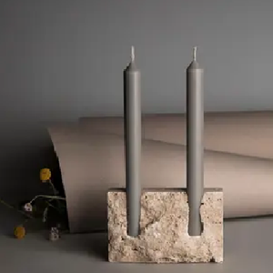 พรีเมี่ยมคุณภาพโต๊ะตกแต่งฐานหินอ่อนเชิงเทียนงานปาร์ตี้งานแต่งงานและตกแต่งคริสต์มาสเชิงเทียน - Product Image 6