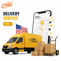 Service de transport routier et express international professionnel avec assurance pour la logistique d'exportation et d'importation Chine-États-Unis (transit de 10 à 25 jours)