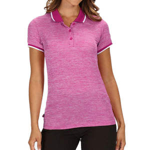 Custom Logo Women's Quick Dry Breathable Slim Fit Polo Shirts Athletic Sports Golf Tennis Casual Short Sleeve T-Shirts - Product Image 2