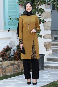 Abaya en lin et tissu satiné de Dubaï pour femmes Robe moderne décontractée et modeste pour les musulmans Vêtements courts formels inspirés de la Turquie - Product Image 6