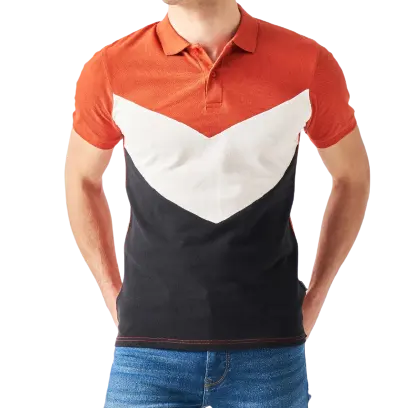 Camisa polo corte & costura pique novo estilo, atacado totalmente personalizado por maximizar o desgaste