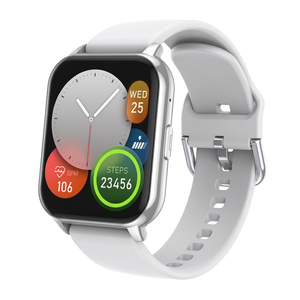 Montre connectée Sower avec écran IPS de 1,9 pouce, moniteur de fréquence cardiaque, étanche IP67, tracker de fitness unisexe avec appels Bluetooth et compteur de pas - Product Image 1