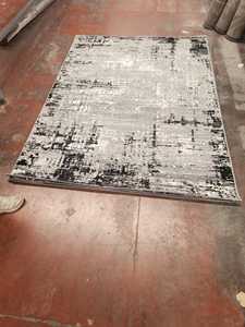 Alfombra Adiva Turca de Poliéster Jacquard Tejida, de Pelo Largo, Acolchada, Reversible, Lavable, Antideslizante y Resistente a las Manchas para el Hogar - Product Image 4