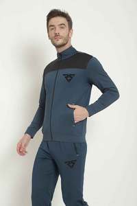 Vente en gros Tenue de sport de haute qualité avec logo brodé imprimé personnalisé Pantalon deux-pièces pour la course à pied et l'entraînement Survêtements décontractés pour hommes - Product Image 2