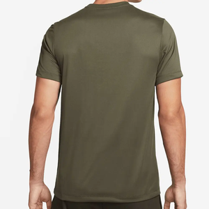 Camiseta de LICRA/poliéster de gran tamaño para hombre, Camiseta deportiva con logotipo personalizado en blanco, impresión por transferencia de calor de alta calidad - Product Image 2