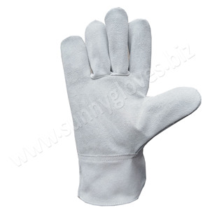 ขายส่งโลโก้ที่กำหนดเองขายร้อนวัวแยกหนังทำงานอาร์กอนถุงมือ - Product Image 5