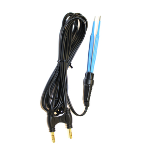 Pinzas bipolares reutilizables europeas de acero inoxidable Adson Jeweler con herramientas de cable con cable - Product Image 2