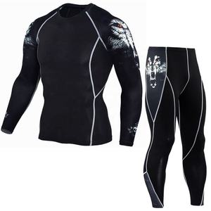 Ensemble de compression Rash Guard fabriqué en usine durable GAF pour adultes, design de haute qualité avec des caractéristiques respirantes et thermiques - Product Image 2