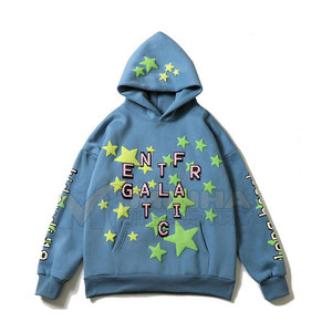 Sweats à capuche surdimensionnés légers avec impression en relief, qualité supérieure, vêtements décontractés, sweats à capuche avec impression en relief - Product Image 1