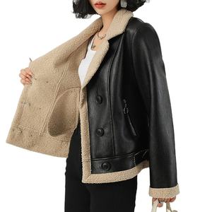 <b>Genuine</b> Lambskin <b>Leather</b> Casual Winter Wear Womens <b>genuine</b> <b>leather</b> <b>jacket</b> Womens Handmade Oversize <b>Jacket</b> - Product Image 4