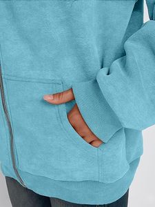 Sweats à capuche élégants à fermeture éclair délavés à l'acide Hommes Impression personnalisée Streetwear Sweats à capuche zippés Premium Bulk Prix de gros - Product Image 5
