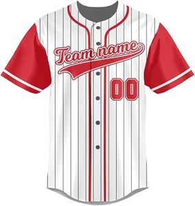 Venta al por mayor personalizado Toronto equipo Unisex deporte Jersey 100% poliéster transpirable cómodo antibacteriano béisbol Softball - Product Image 3