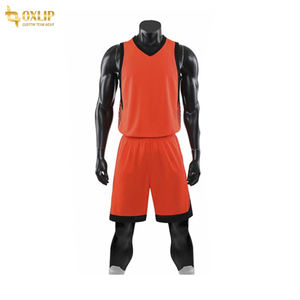 Ensemble de maillots de basketball unisexe à séchage rapide personnalisés Short en maille respirante avec logo de l'équipe Jeunes Adultes Plus Tailles Disponibles - Product Image 5