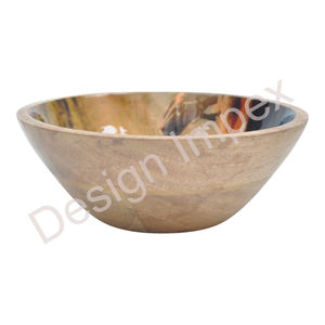 Tazón Ondulado con Impresión Personalizada, Artesanía Ecológica, Tazones de Madera para Servir Alimentos, Vajilla de Mesa, Precio Económico - Product Image 2