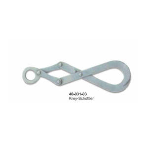 Meilleur instrument vétérinaire Krey Hook 8 à bord arrondi, technologie chirurgicale, instruments médicaux et chirurgicaux pour animaux de compagnie - Product Image 2