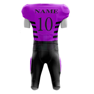 Nuevo Diseño de Uniformes de Fútbol Americano Transpirables y Cómodos con Mangas Cortas, Hechos de Tela Ligera y Duradera, en Venta - Product Image 4