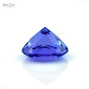 Vente en gros de pierres semi-précieuses 1.27 carats tanzanite ronde taille calibrée tanzanite de qualité AAA pierre de naissance de décembre - Product Image 4