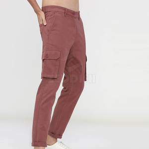 Pantalon Cargo léger et décontracté à taille moyenne pour hommes de style unique avec logo personnalisé Service OEM de haute qualité - Product Image 6