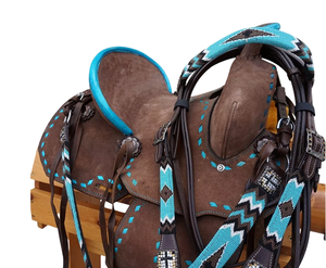 Selle occidentale de Style anglais fait à la main de qualité supérieure 100% équipement d'équitation en cuir Durable pour les sports équestres - Product Image 2