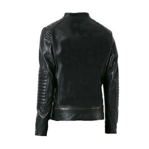 Chaqueta de Cuero Clásica para Hombre, Hecha en Pakistán, Cuello Alto, Estilo Urbano, Temporada de Invierno, Chaqueta de Buena Calidad para Hombre - Product Image 2