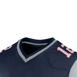 Wholesale Custom American Football Jersey Oversized Adult Training Uniforms Spandex/Polyester <b>Material</b> Ronpex International Team - Product Image 6