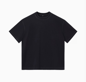 Venta al por mayor de alta calidad lavado con ácido Vintage pesado camiseta logotipo personalizado de los hombres de gran tamaño 100% algodón de talla grande camisetas para Unisex - Product Image 6