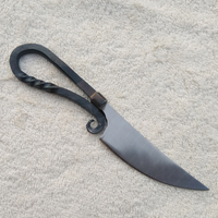 Juego de cubiertos de forja a mano de hierro de la época vikinga Medieval, comprador comercial, para restaurantes, diseño de artesano