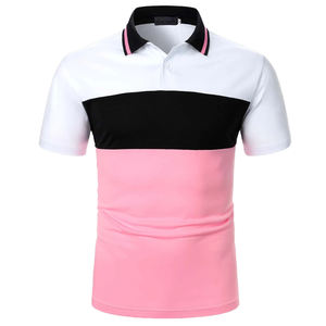 Été de haute qualité pour hommes pour Polo Design personnalisé nouvelle marque de mode motif solide Anti-rides vente en gros de haute qualité - Product Image 1