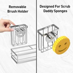 Jabonera de Metal de Diseño Moderno, Accesorio de Baño para Jabones en Barra, Ahorro de Espacio, Soporte de Pared de Acero Inoxidable - Product Image 5