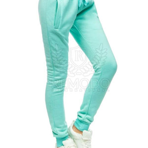Stretchable Winter Solid <b>Polyester</b> <b>Tracksuit</b> for Women High Performance Activewear 2-Piece Long Set for Outdoor Activities - Product Image 6
