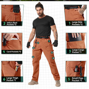 Pantalon cargo de travail en matériau durable Pantalon cargo de travail de qualité supérieure Meilleures ventes - Product Image 3