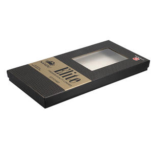 Eco-Friendly Custom <b>Kraft</b> Paper Garments Packaging <b>Box</b> Foldable T-shirt Sponge Lined Clothing <b>Box</b> Matt UV Coating Embossing - Product Image 1